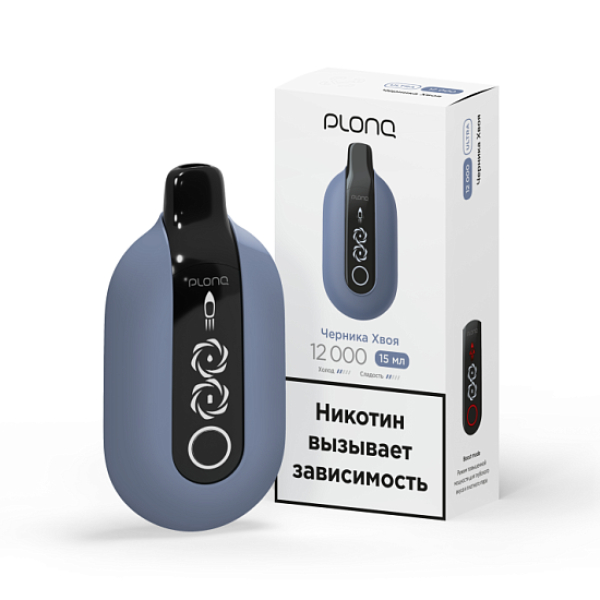 Электронка Plonq Ultra Черника Хвоя 12000 затяжек в Турции