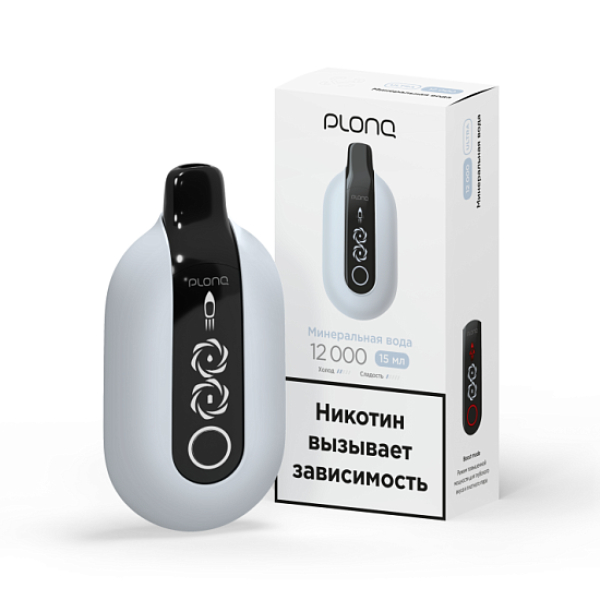 Электронка Plonq Ultra Минеральная Вода  12000 затяжек в Турции