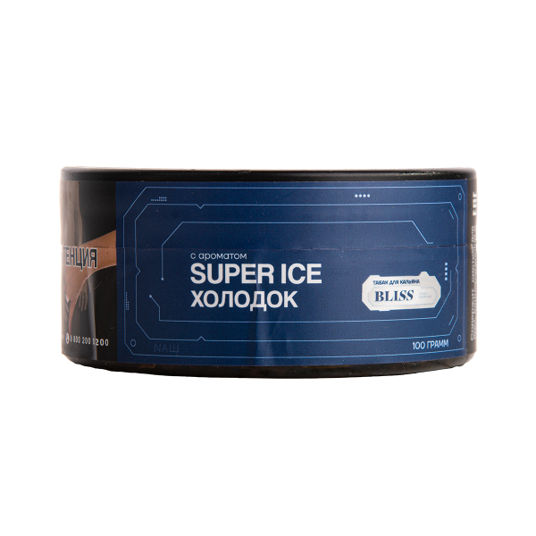 Табак BLISS Super Ice Холодок 100 грамм в Турции