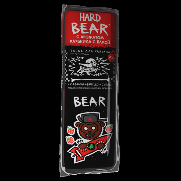 Табак Хулиган Hard Bear Клубника С Елкой 200 грамм в Турции