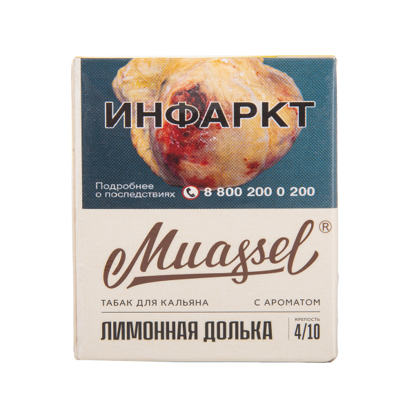 Табак Muassel Medium Лимонная Долька 40 грамм в Турции