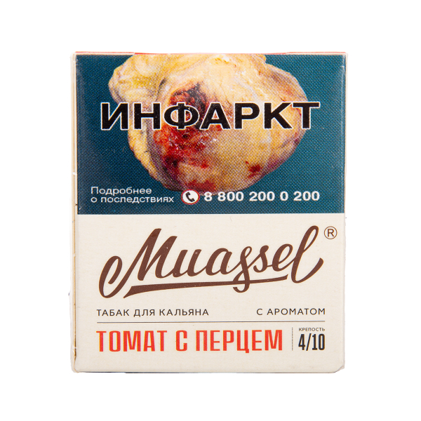 Табак Muassel Medium Томат С перцем 40 грамм в Турции