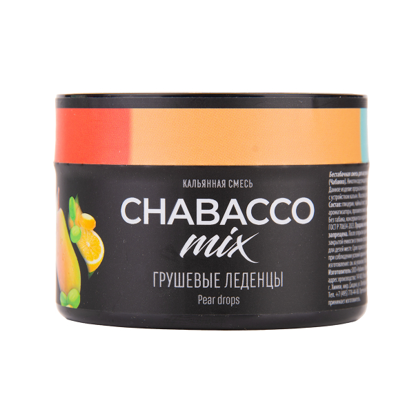 Бестабачная смесь Chabacco Mix Medium Pear Drops 40 грамм в Турции