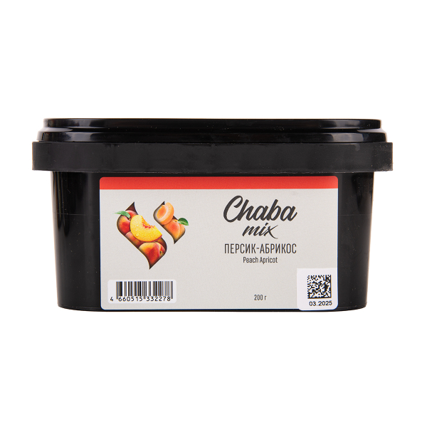 Безникотиновая смесь Chaba Peach Apricot Nicotine Free 200 грамм в Турции