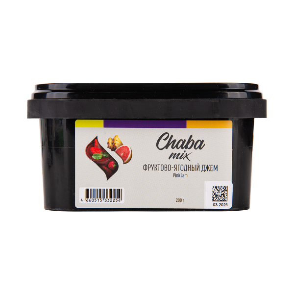 Безникотиновая смесь Chaba Pink Jam Nicotine Free 200 грамм в Турции