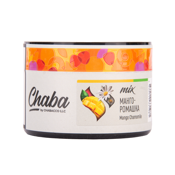 Бестабачная смесь Chaba Mix Mango Chamomile Nicotine Free 50 грамм в Турции
