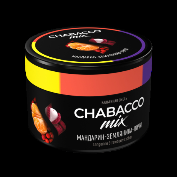 Бестабачная смесь Chabacco Mix Medium Tangerine Strawberry Lychee 40 грамм в Турции