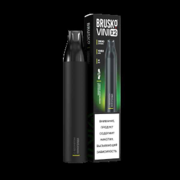 Электронка Brusko Vini X2 Грейпфрут 2800 затяжек в Турции