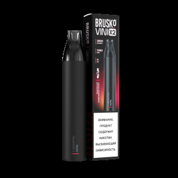 Электронка Brusko Vini X2 Кола 2800 затяжек в Турции