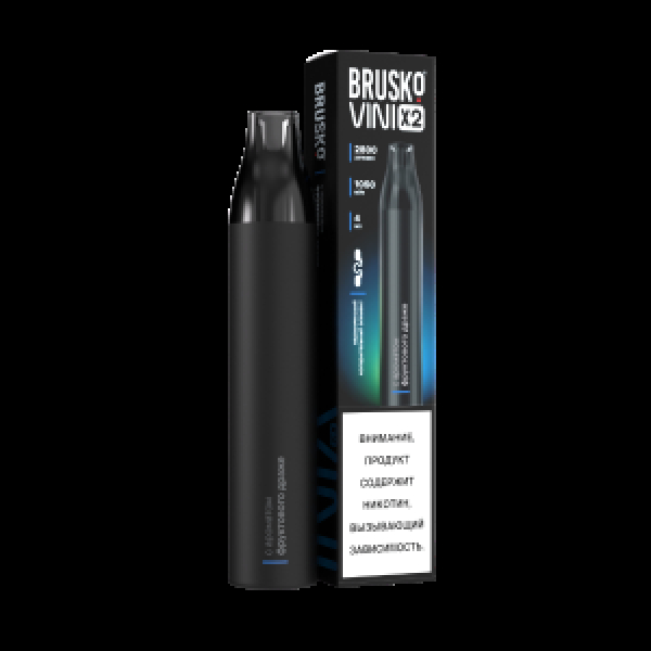 Электронка Brusko Vini X2 Фруктовое Драже 2800 затяжек в Турции