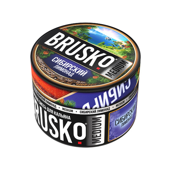 Бестабачная смесь Brusko Zero Сибирский Лимонад 50 грамм в Турции