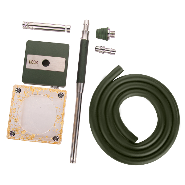 Кальян Hoob Subatom British Racing Green X Ss | Cube Mini Gold в Турции