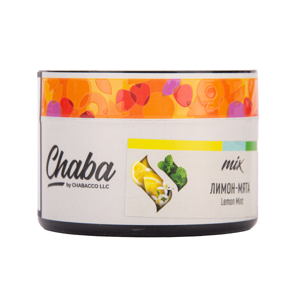Бестабачная смесь Chaba Mix Lemon Mint Nicotine Free 40 грамм в Турции