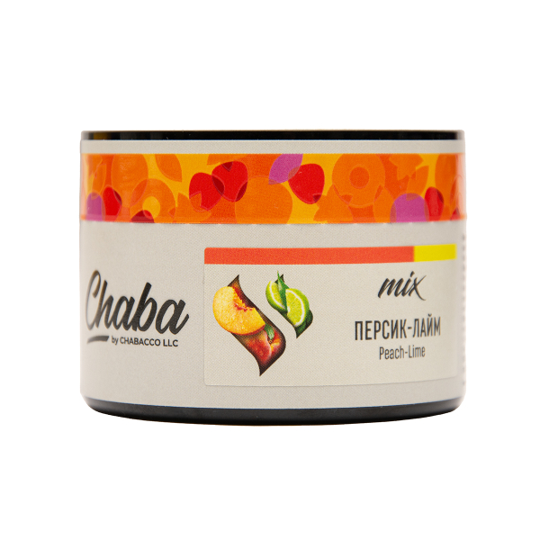 Бестабачная смесь Chaba Mix Peach Lime Nicotine Free 40 грамм в Турции