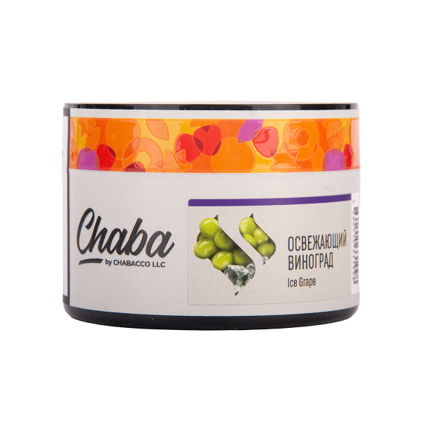 Бестабачная смесь Chaba Ice Grape Nicotine Free 40 грамм в Турции