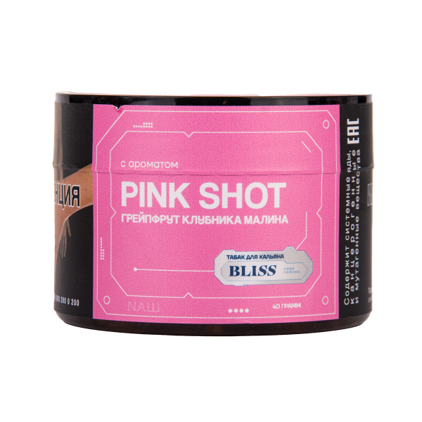 Табак BLISS Pink Shot 40 грамм в Турции