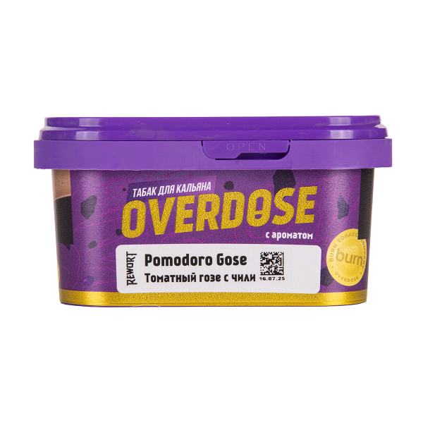 Табак Overdose Pomodoro Gose 200 грамм в Турции