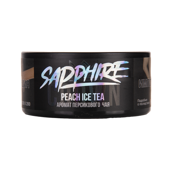 Табак Sapphire Crown Peach Ice Tea 100 грамм в Турции