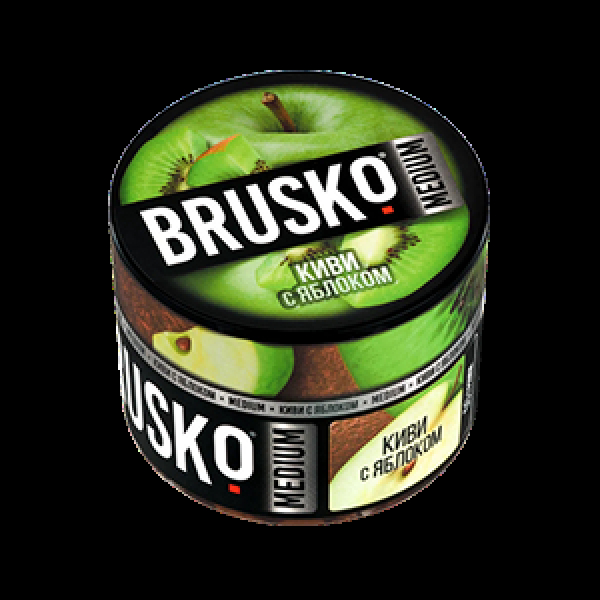 Бестабачная смесь Brusko Киви С   Яблоком 50 грамм в Турции