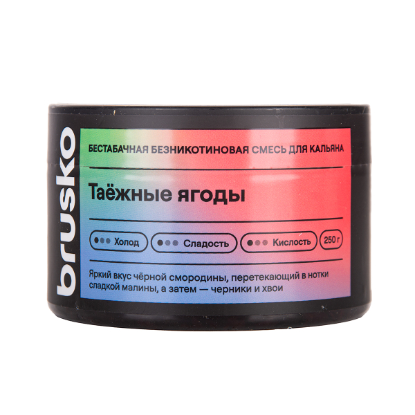 Бестабачная смесь Brusko Таёжные Ягоды 250 грамм в Турции