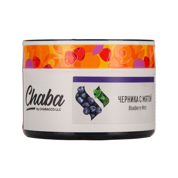 Бестабачная смесь Chaba Blueberry Mint Nicotine Free 40 грамм в Турции