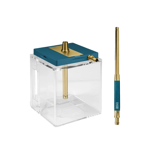 Кальян Hoob Atom Marine Blue X Gold | Hoob Cube в Турции