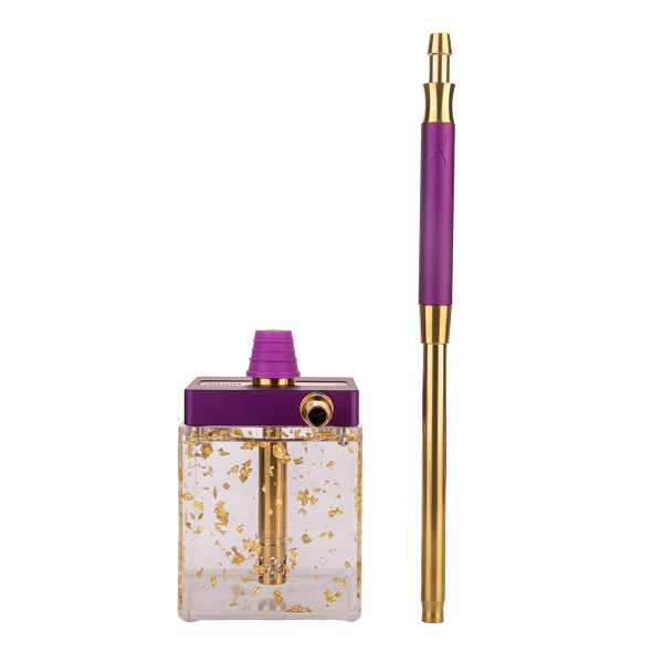 Кальян Hoob Subatom Royal Purple X Gold | Cube Mini Gold в Турции