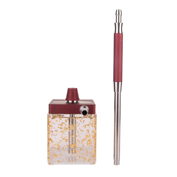 Кальян Hoob Subatom Wine Red X Ss | Cube Mini Gold в Турции