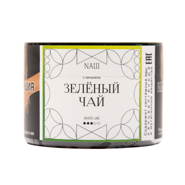 Табак NАШ White Зелёный Чай 40 грамм в Турции