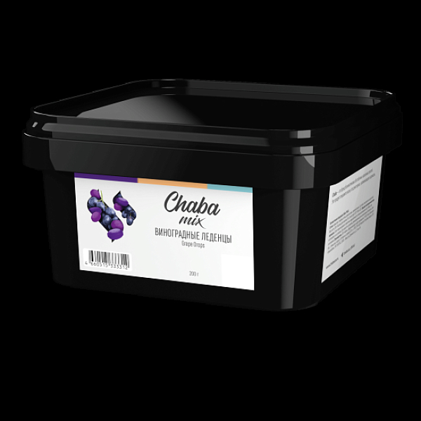 Безникотиновая смесь Chaba Mix Grape Drops Виноградные Леденцы 200 грамм в Турции