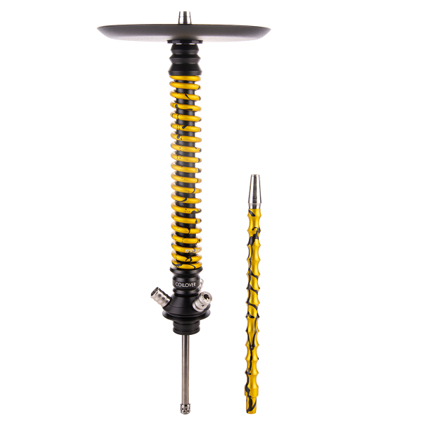 Кальян Mamay Customs Coilover Большой  Чёрный Золотой Сплеш в Турции