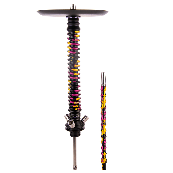 Кальян Mamay Customs Coilover Большой   Чёрный Пурпурный/золотой Камуфляж в Турции
