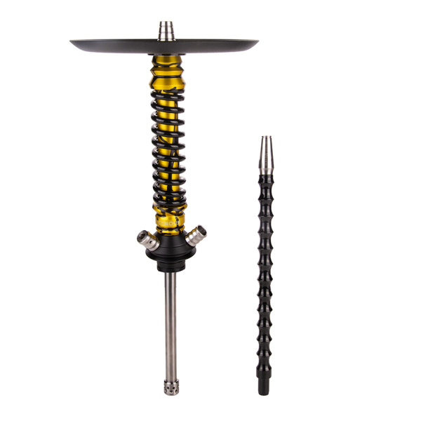 Кальян Mamay Customs Coilover Mini  Золотой Сплеш Чёрный в Турции