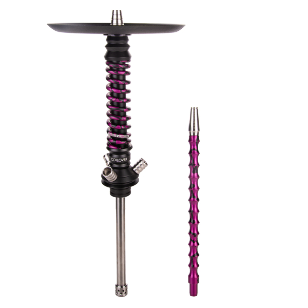Кальян Mamay Customs Coilover Mini  Чёрный Пурпурный Сплеш в Турции