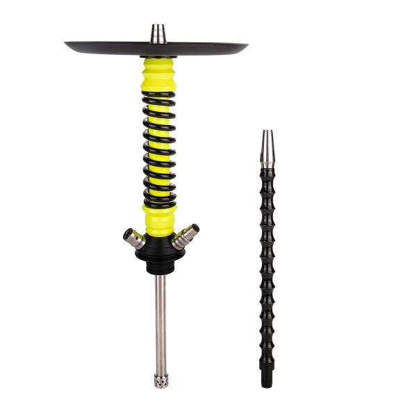 Кальян Mamay Customs Coilover Mini  Жёлтый Флюр Чёрный в Турции