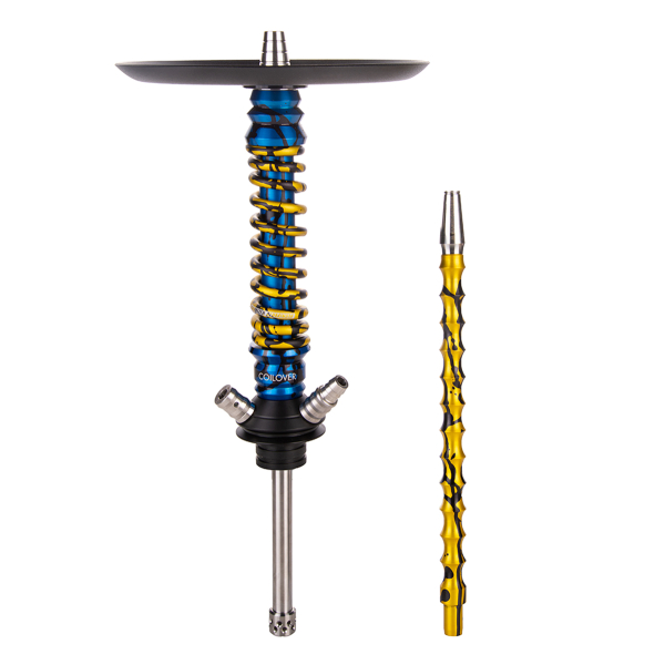 Кальян Mamay Customs Coilover Mini   Синий Сплеш Золотой Сплеш в Турции