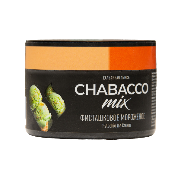 Бестабачная смесь Chabacco Mix Medium Pistachio Ice Cream 50 грамм в Турции