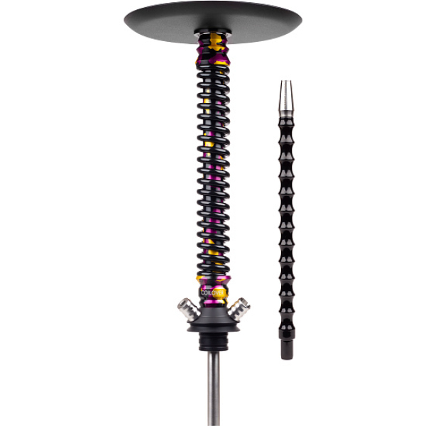 Кальян Mamay Customs Coilover Big Anod Special Purple Gold Camo Черный Глянец в Турции