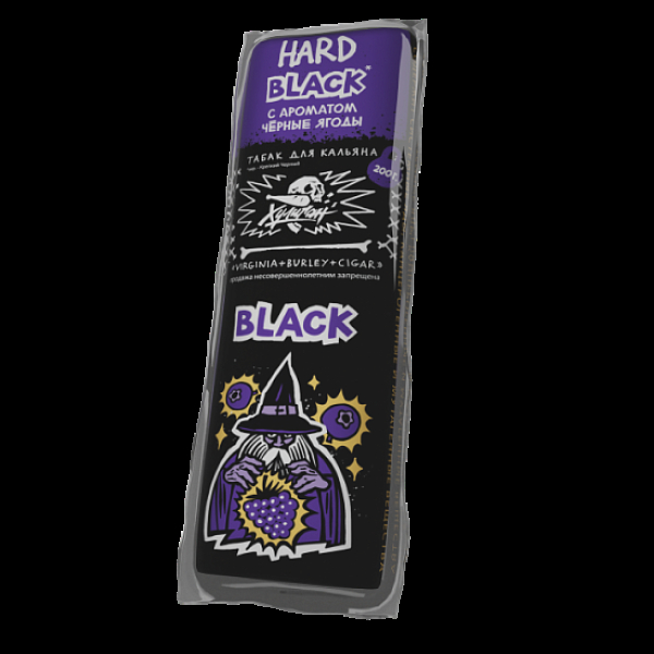 Табак Хулиган Hard Black Черные Ягоды 200 грамм в Турции