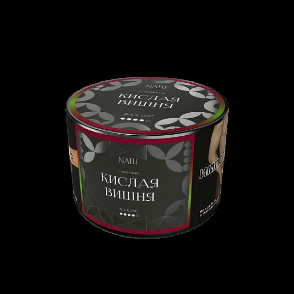 Табак Nаш Black Кислая Вишня 40 грамм в Турции