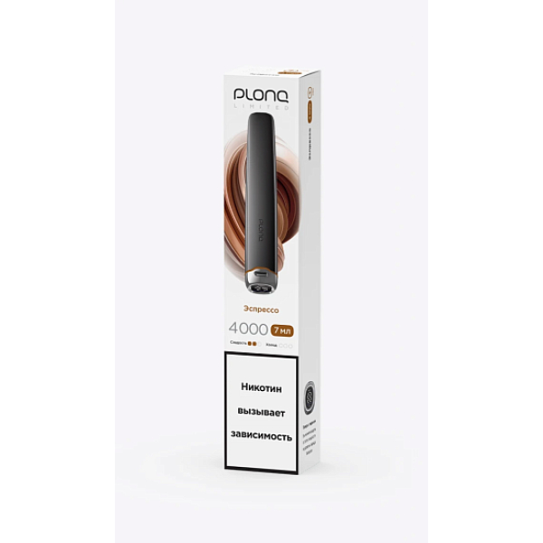 Электронка Plonq Plus Pro Black Эспрессо 4000 затяжек в Турции