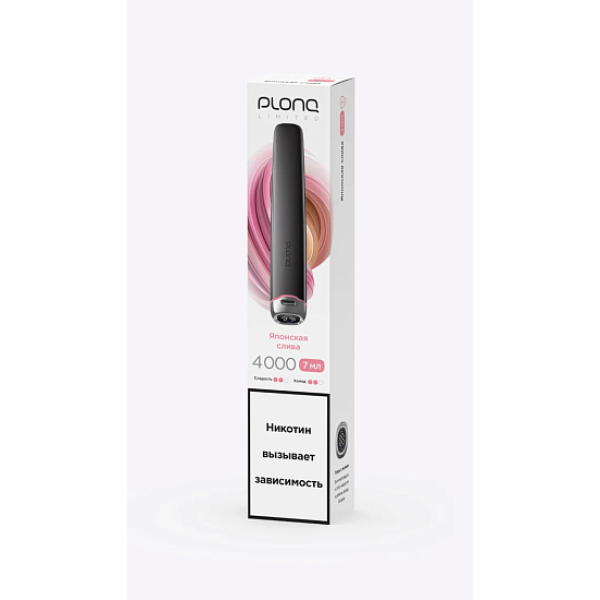 Электронка Plonq Plus Pro Black Японская Слива 4000 затяжек в Турции