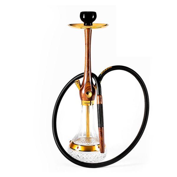 Кальян Wookah Walnut Gold Amber Click (золотой, 64 см) в Турции
